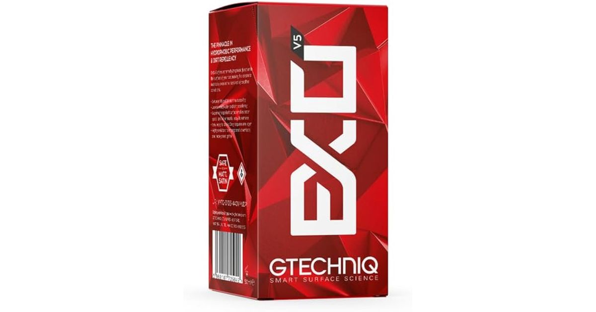 Protectie ceramică auto Gtechniq EXOv5 – Efect hidrofob durabil