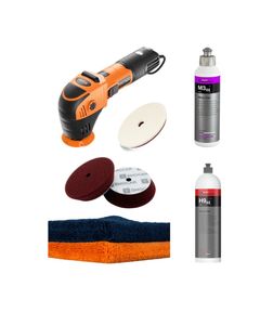 Kit Polish Auto 2 Pași Koch Chemie + ADBL DA 75mm &ndash; Heavy Cut & Finish