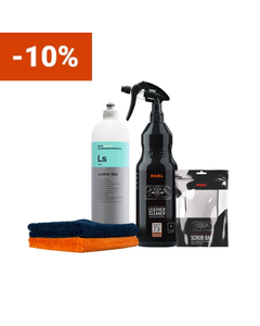 Kit Detailing Piele Auto Complet &ndash; ADBL Leather Cleaner + LS + Scrub Bar + MC2