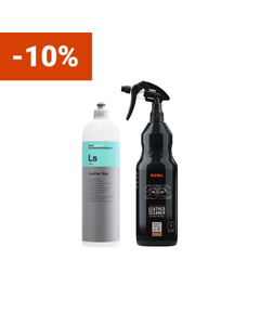 Kit Curățare și Hidratare Piele Auto &ndash; ADBL Leather Cleaner + Leather Star