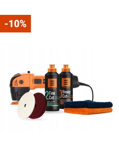 Kit economy starter polish, 2 step polish EWOCAR, DA ADBL, 75mm