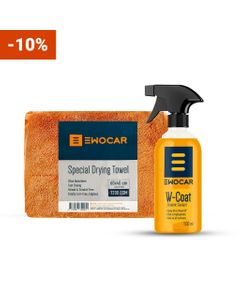 Kit protectie si uscare auto moto (portocaliu)