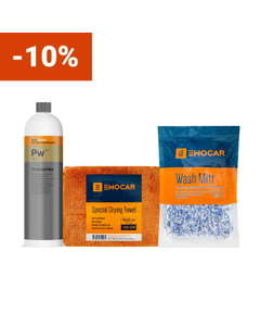 Kit Protecție Rapidă Vopsea Auto &ndash; Protector Wax + WM 28 + Prosop Ewocar Portocaliu