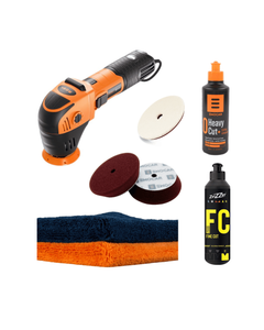 Kit Polish Auto 2 Pași ADBL DA 75mm &ndash; Ewocar Heavy Cut+ + ZviZZer FC2000
