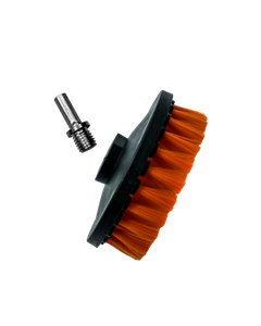 Perie moale textil cu adaptor bormasina Adbl Twister Soft, 125mm
