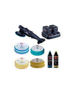 RUPES KIT MASINA POLISARE I-BRID 150MM HLR21, KIT INCARCATOR-2 BATERII, KIT BAS