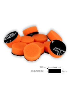 Set 10 bureti polish medii Zvizzer Thermo Mini Pad, Orange 25/10 mm