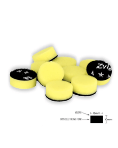 Set 10 bureti polish fini Zvizzer Thermo Mini Pad, Yellow 15/10 mm