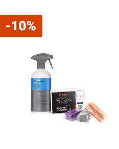 Kit Decontaminare Mecanică Vopsea &ndash; Lubrifiant Clay CLS + Argilă ADBL Rainbow