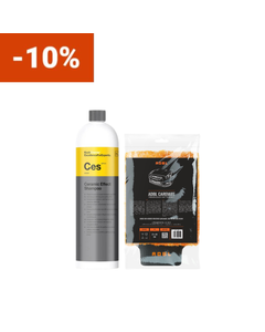 Kit Spălare Auto cu Efect Ceramic &ndash; CES Ceramic Effect Shampoo + ADBL CareMitt
