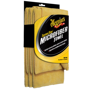 3x prosop microfibra 40x60cm - Supreme shine microfiber towel Meguiar's X2020