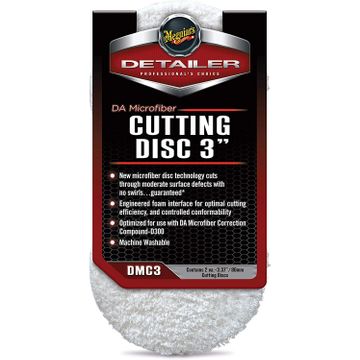 Pad polish abraziv microfibra 2 bucati DA Microfiber Cutting Pad Meguiar's 86mm, DMC3