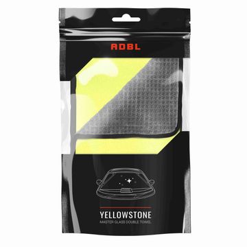 Laveta pentru curatat sticla cu doua fete ADBL Yellowstone