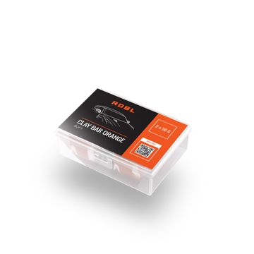 Argila decontaminare blanda ADBL Clay Bar Orange, 100g 2 bucati