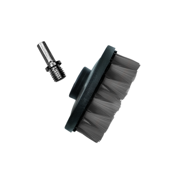 Perie piele cu adaptor bormasina Adbl Leather Twister, 100mm