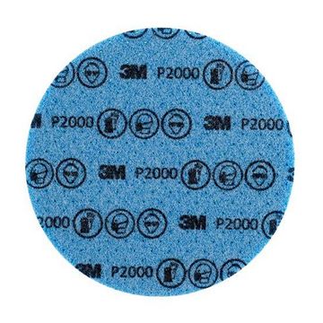 Disc abraziv flexibil 3M Hookit Abrasive Foam P2000, 75mm