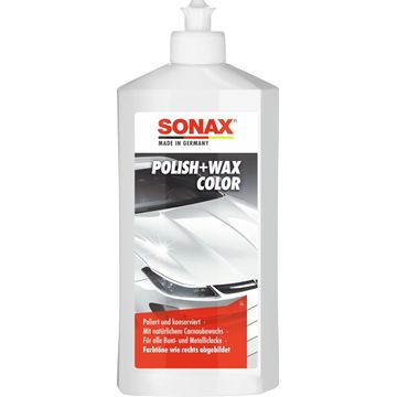 Polish la culoare cu ceara Sonax Nanopro, alb 250ml 296041
