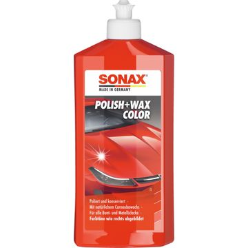 SONAX POLISH CU CEARA NANOPRO ROSU 500ML Carhub