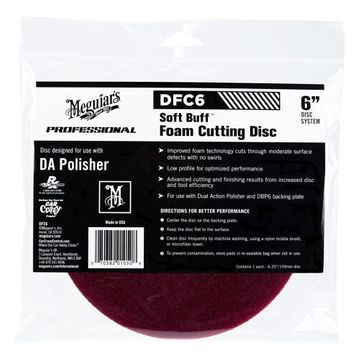 Burete polish abraziv - DA Foam Cutting Disc 6" Meguiar's DFC6