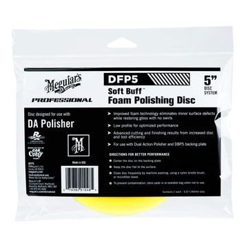 Burete polish moale 5" - Meguiar's DA Foam Polishing Disc 5" DFP5