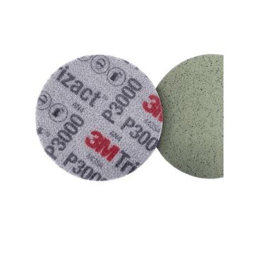 Disc abraziv 3M Trizact Hookit P3000, cu diametrul de 7,5 cm, pentru lac auto.