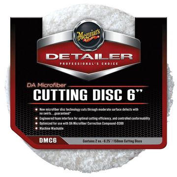 2x Pad polish abraziv microfibra - DA Microfiber Cutting Pad 6" Meguiar's DMC6