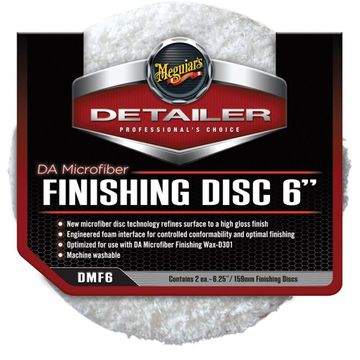 2x Pad Microfibra - DA Microfiber Finishing Pad 6" Meguiar's DMF6