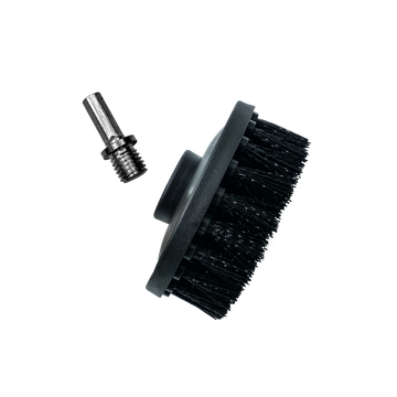 Perie medie textil cu adaptor bormasina Adbl, 100mm