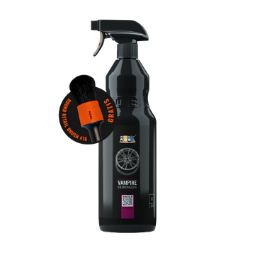Set promo solutie decontaminare jante Adbl Vampire 1L + Pensula detailing 31mm Cadou