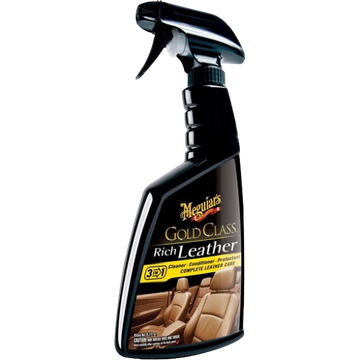 Solutie curatare, hidratare si protectie piele Meguiar's Gold Class Rich Leather, 450ml