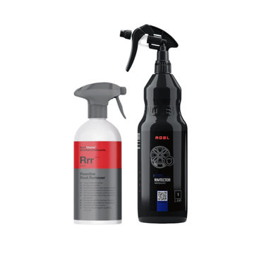 Kit Curățare și Protecție Jante Auto cu RRR și Rimtector