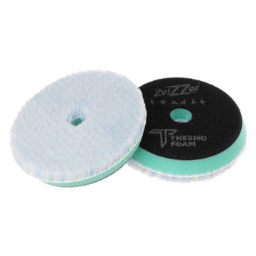 Pad orbitala termostabil hibrid abraziv ZviZZer Thermo Hybrid Pad, verde, 90 mm