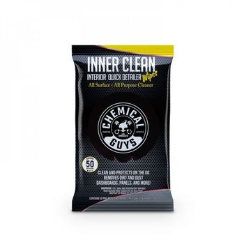 Servetele umede curatare rapida pentru interior ChemicalGuys INNER CLEAN QUICK WIPES, 50 de servetele