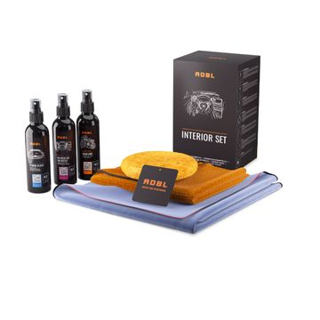 Kit produse curatare si intretinere interior auto Adbl Interior sample set