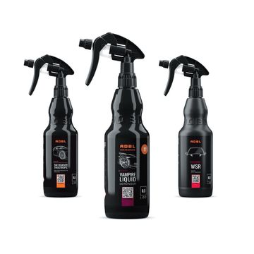 Kit decontaminare chimică caroserie ADBL 3x500ml – fier, bitum, gudron și calcar