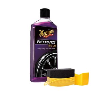 Kit dressing anvelope Meguiar’s Endurance Tire Gel 473 ml + aplicator Work Stuff Clean Hands