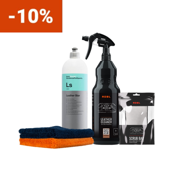 Kit Detailing Piele Auto Complet – ADBL Leather Cleaner + LS + Scrub Bar + MC2
