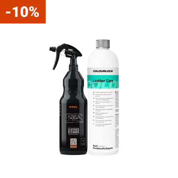 Kit Curățare și Hidratare Piele Auto – ADBL Leather Cleaner + Leather Care