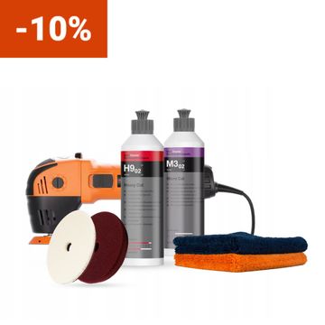 Kit economy starter polish, 2 step polish Koch Chemie, DA ADBL, 75mm