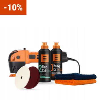Kit economy starter polish, 2 step polish EWOCAR, DA ADBL, 75mm