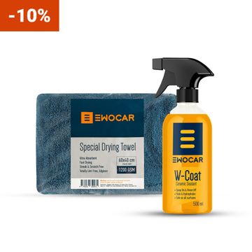 Kit protectie si uscare auto moto (albastru)