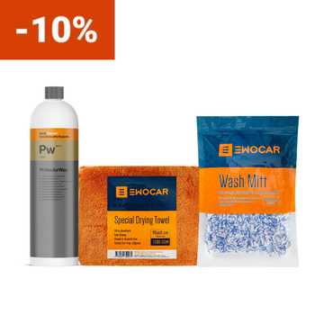 Kit Protecție Rapidă Vopsea Auto – Protector Wax + WM 28 + Prosop Ewocar Portocaliu