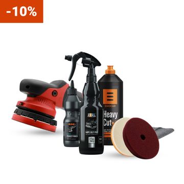Kit starter, 2 step polish, DA Flex, 150mm