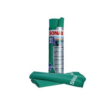 Lavete microfibra pentru interior si sticla, set 2 bucati Sonax 