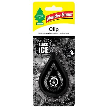 Odorizant auto Wunder Baum Black Ice, clip