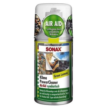 Odorizant auto cu aroma de lime Sonax Klima Power Cleaner Green Lemon 100ml, 323400