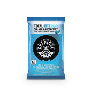 Servetele umede curatare si ingrijire pentru interior ChemicalGuys TOTAL INTERIOR WIPES, 50 de servetele