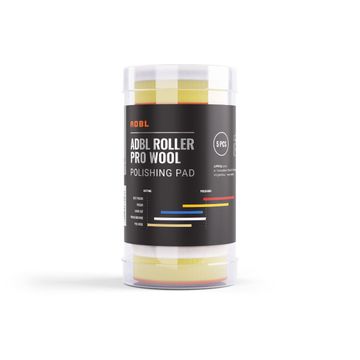 Bureti polish abrazivi din lana pentru orbitala set 5 bucati Adbl Roller Pro Wool DA30 
