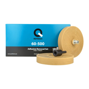 Disc cauciuc curatare autocolant, set 2 discuri cu adaptor
