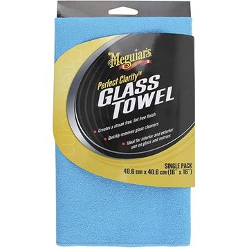 Laveta sticla Meguiar's Perfect Clarity Glass Towel Blue